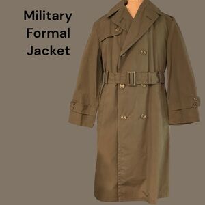Formal Military Jacket Men’s 38 Small